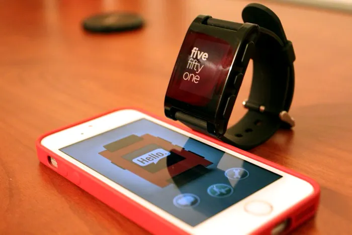 Smartwatch Pebble IOS update
