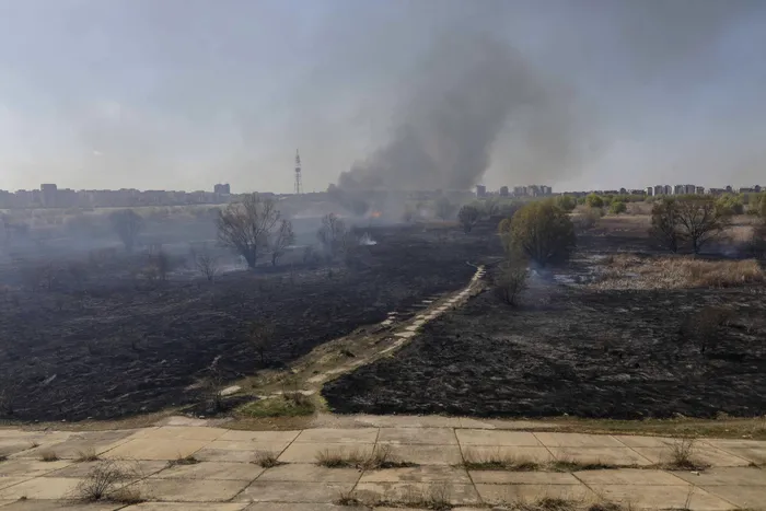 Incendiu in Delta Vacaresti