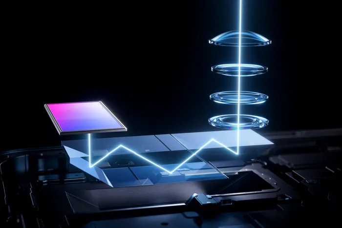 Quintuple Prism Reflection Periscope Structure din OPPO Find X9 Ultra