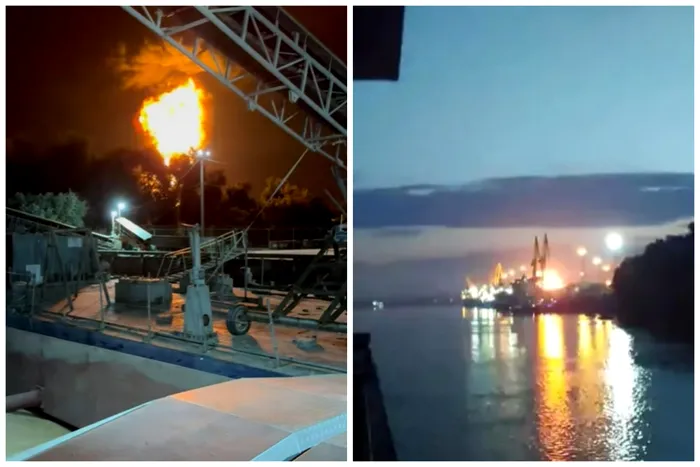 Atac cu drone rusești în portul Ismail din Ucraina