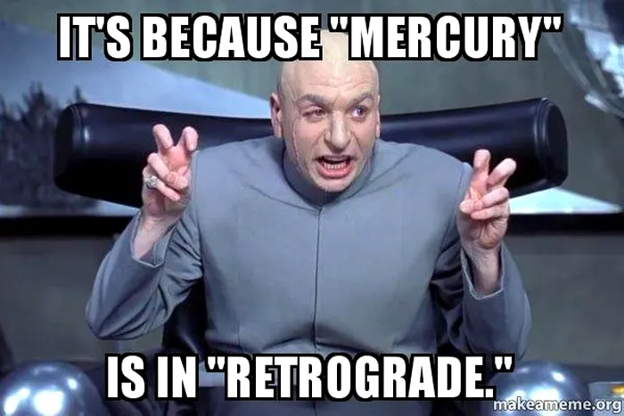 mercur retrograd