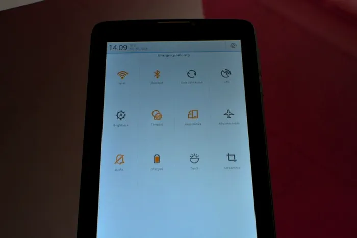 Meniul din Android-ul de pe Allview