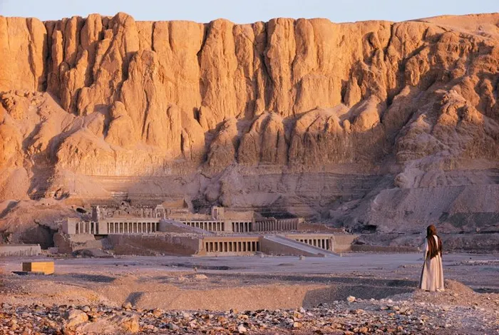 Templul mortuar de la Deir el-Bahri a fost construit pentru regina Hatshepsut.Fotografie de David Boyer, Colecția de imagini Nat Geo