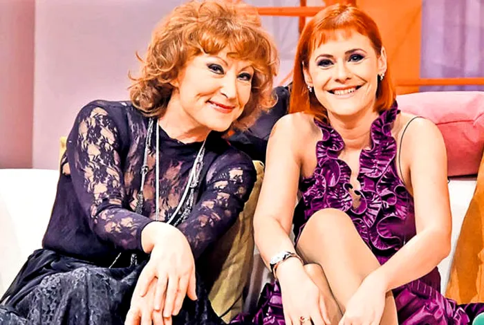 Doina Spătaru alături de fiica ei, regretata artistă Mălina Olinescu. Foto arhivă