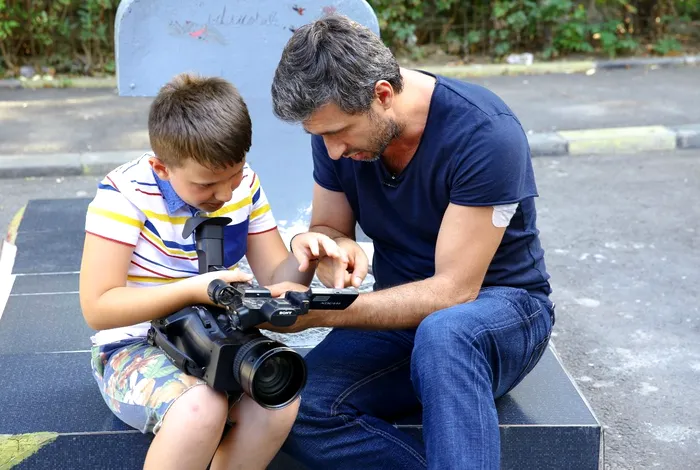 Alexandru, alături de Dragoș Bucur. Foto: Pro TV