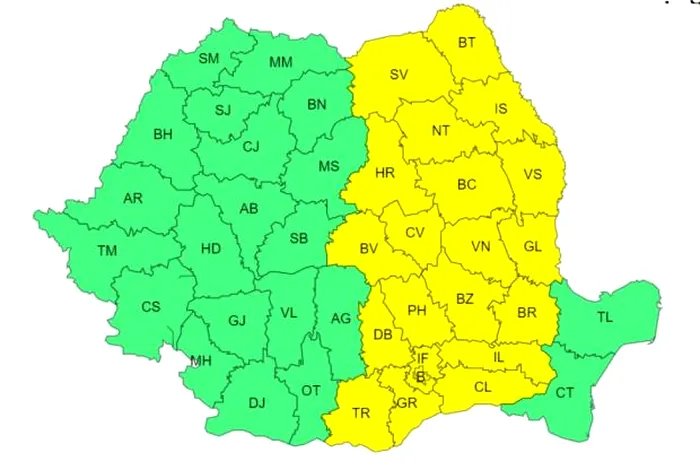 Gata cu temperaturile de vară! Vremea schimbă foaia în România, cod galben de ploi și vânt în aceste zone 