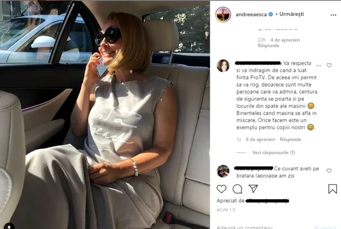 Andreea Esca, criticată de fani. Două detalii observate de toată lumea
