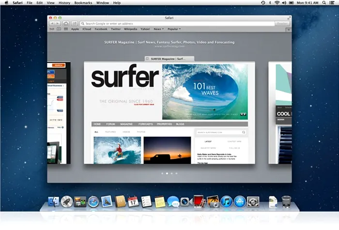 Safari Tab View