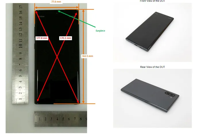 samsung galaxy note leak fcc