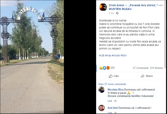 Gestul localnicilor pentru famiiile victimelor din carnadiul din Ialomnița