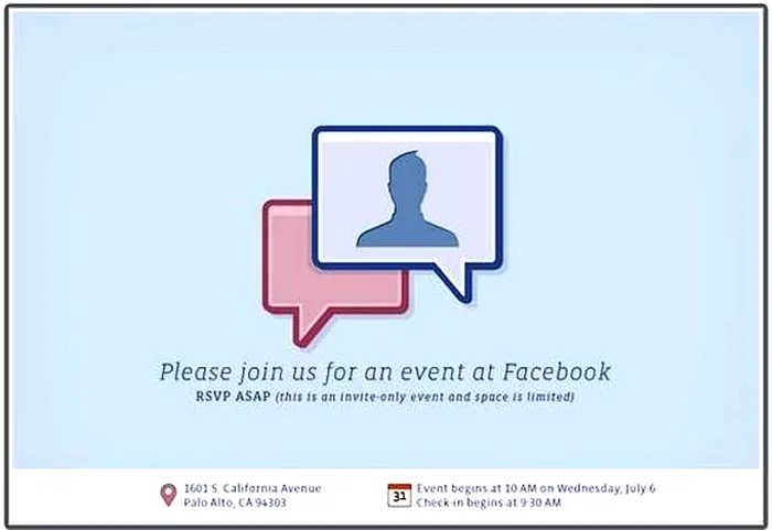 Facebook, Facebook invite