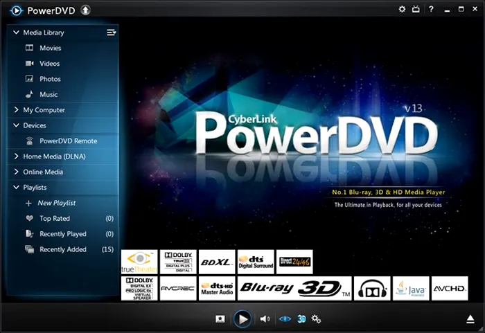 cyberlink powerdvd 13