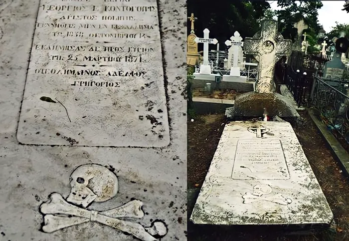 Cimitirul din Sulina mormantul piratului grec