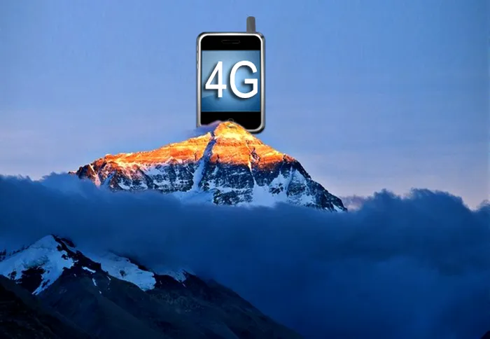 Semnal GSM 4G lte telefon pe munte huawei