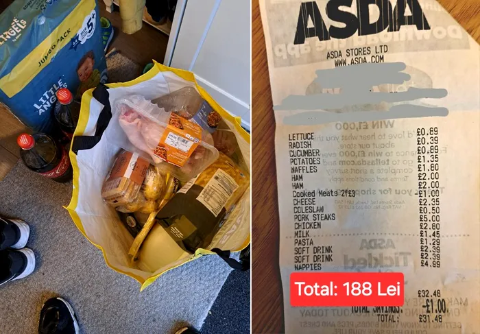 Cumparaturi UK valoare cheltuieli