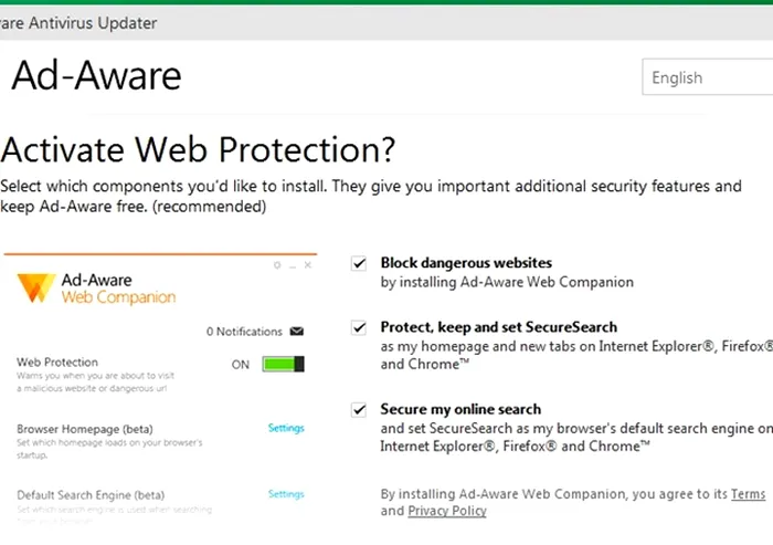 Antivirus gratuit scump malware adware Lavasoft Ad-Aware