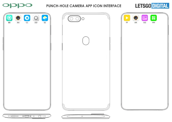 Oppo concept ecran perforat 2