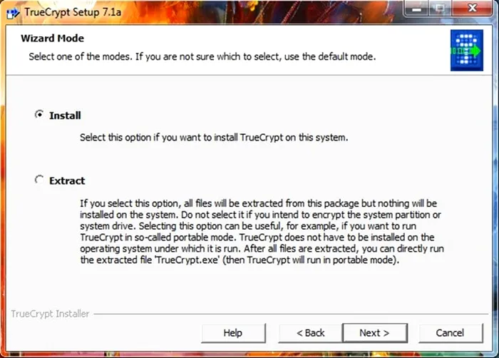 TrueCrypt instalare portabil sistem