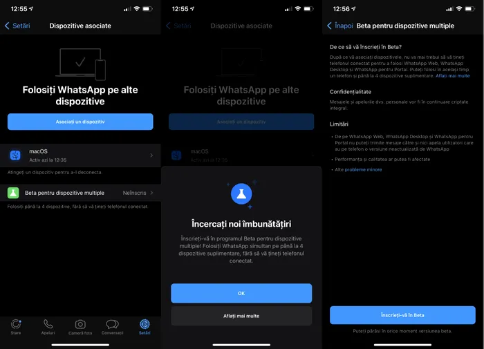 WhatsApp actualizare dispozitive multiple