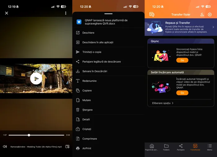 Qfile Pro te ajută să-ți accesezi documentele și fișierele media de oriunde