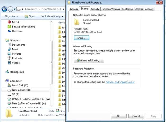 tips and trick partajare enable-file-and-printer-sharing-on-windows 7