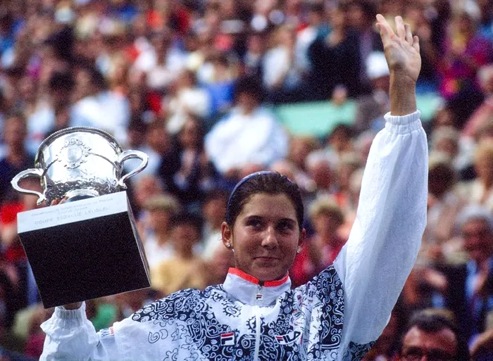 Monica Seles, la începutul carierei sale în tenis. Foto Imago Images
