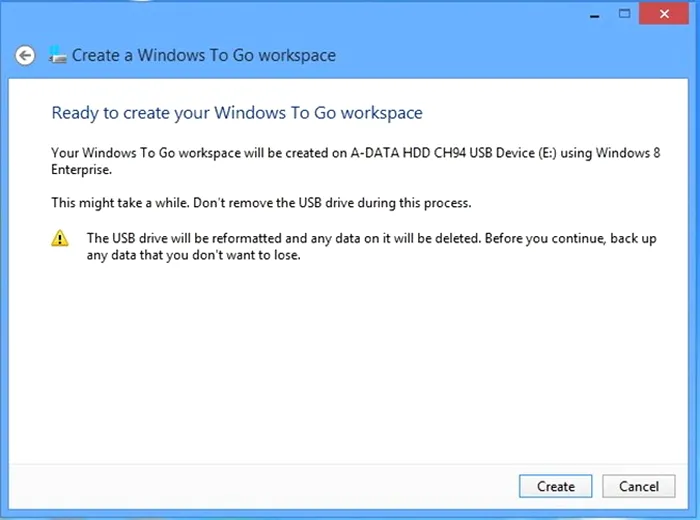 Windows to Go 7