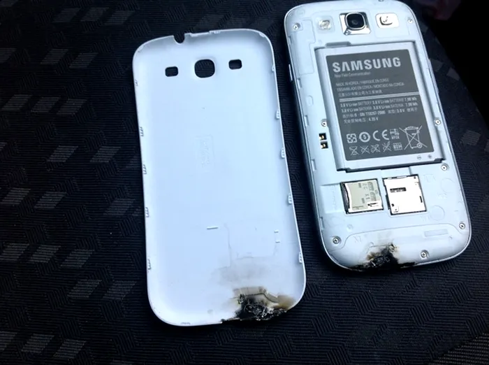 Galaxy S 3 ars burned 2