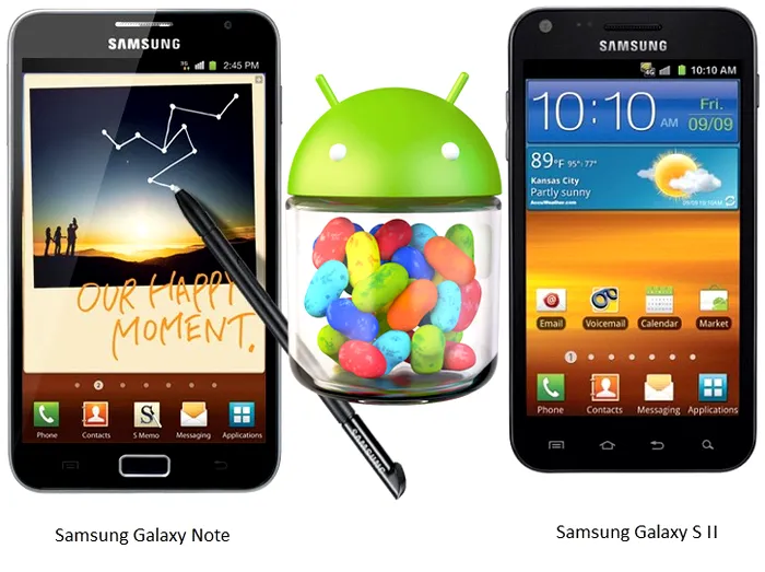 Samsung Galaxy S II si Galaxy Note II primesc Jelly Bean