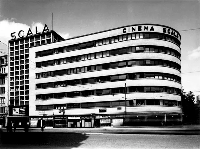 Blocul Scala de pe bulevardul Nicolae Bălcescu, București, anii 70. Foto arhivă
