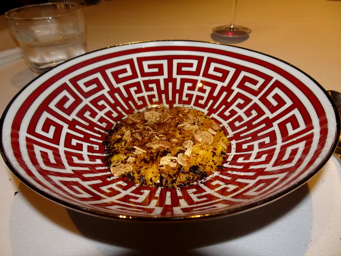 Risotto cu dovleac și portocală carbonizată