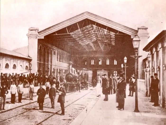 Cum arata Gara Filaret la sfârșitul secolului al XIX-lea. Foto arhivă