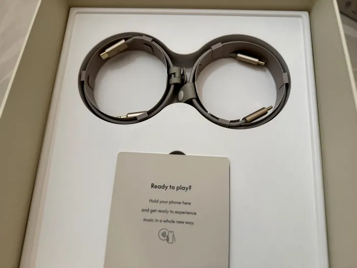 Cablurile din cutie Bang & Olufsen Beoplay H100 / Foto:Playtech