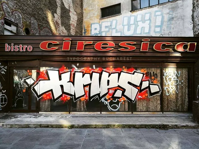 Bistro Cireșica, refăcut în anii 70. Foto Facebook Typography Bucharest
