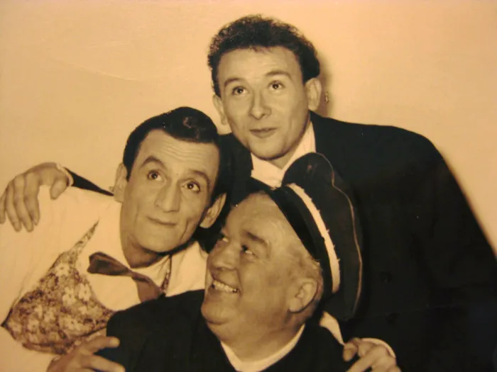 Ion Antonescu-Cărăbuș, alături de Grigore Vasiliu-Birlic, în filmul Telegrame, 1960. Foto Teatrul de Revista Constantin Tanase