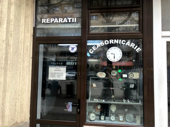 Ceasornicăria lui Mihai State din Iași / foto: Ziarul de Iași