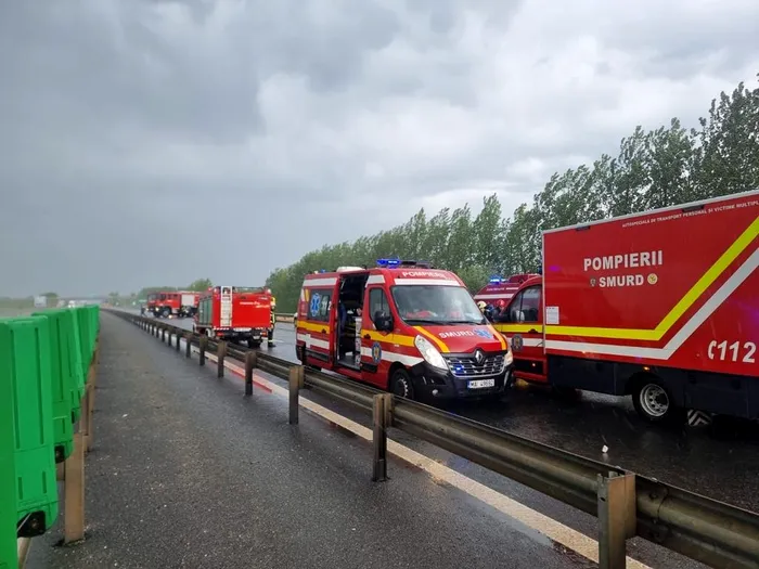 Accident grav pe A1, in Nadlac trei masini implicate 5