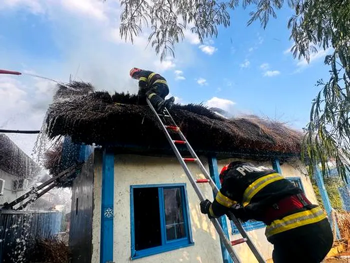 Incendiu la o pensiune din Delta Dunarii