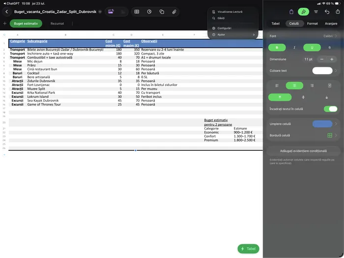 Apple Numbers este o alternativă mai mult decât fiabilă la Microsoft Excel