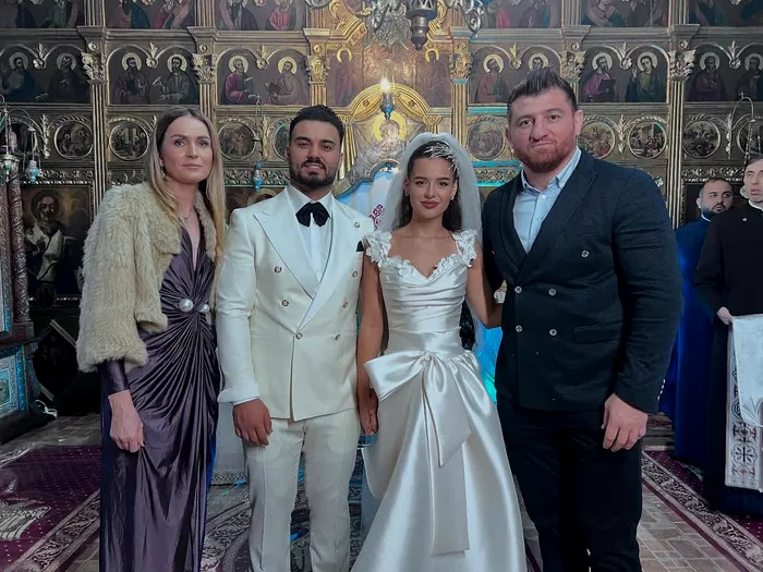 Cum s-a imbracat nasa Georgiana Morosanu la nunta lui Jador