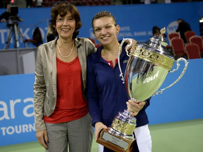 Virginia Ruzici impreuna cu Simona Halep