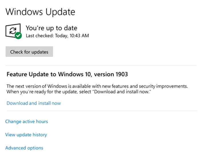 microsoft windows 10 update