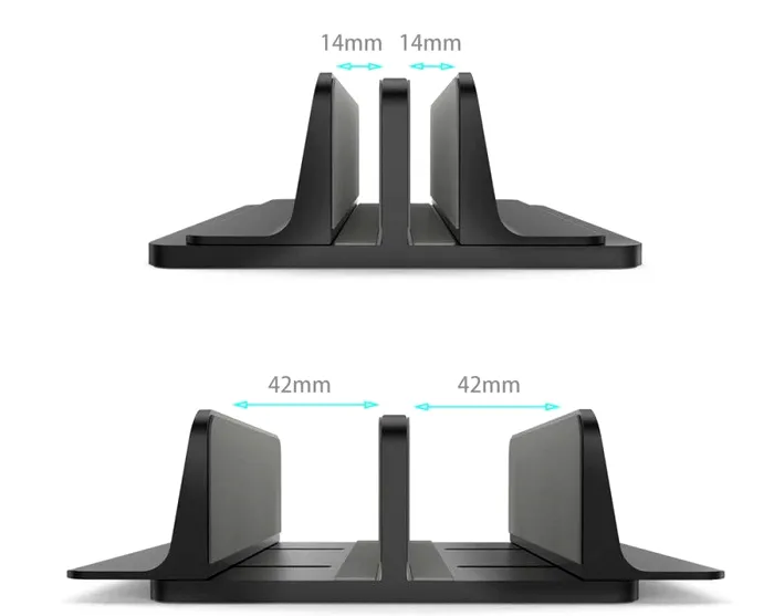 stativ-dublu-de-depozitare-cu-laimea-reglabila-pentru-macbook-ipad-negru