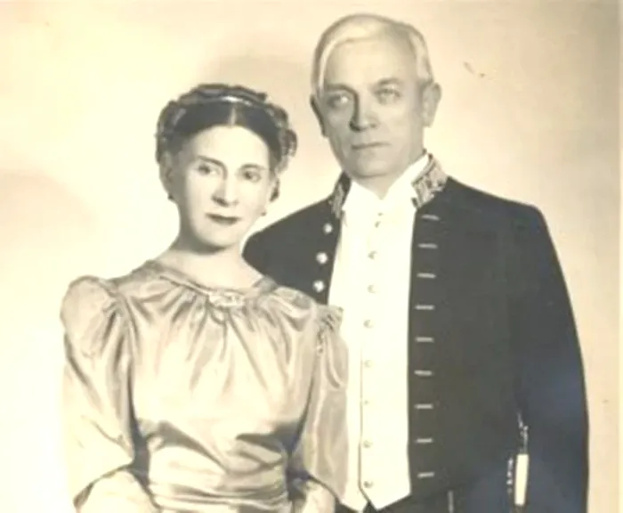 Liviu Rebreanu si soția lui, Fanny Rădulescu. Imagine de arhivă
