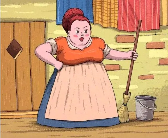 Iluzia optică a dimineții. Toată lumea vede gospodina din imagine, nu și pisica. Tu o găsești în 7 secunde