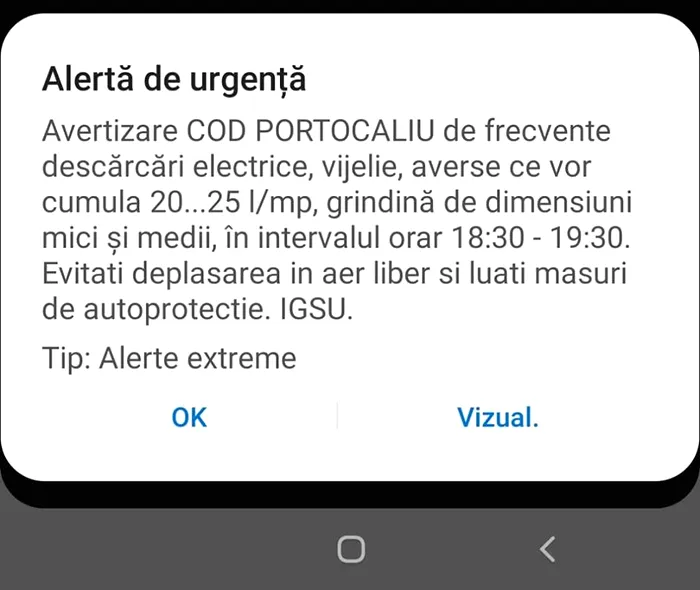 Ro-Alert semnlează vremea rea