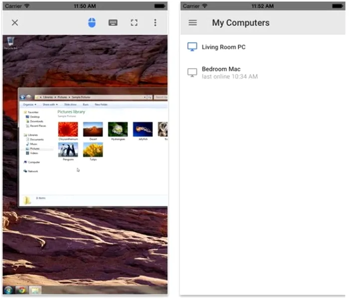 Google Chrome Remote Desktop