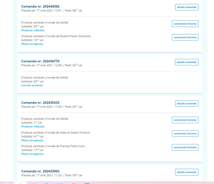 comenzi emag anulate