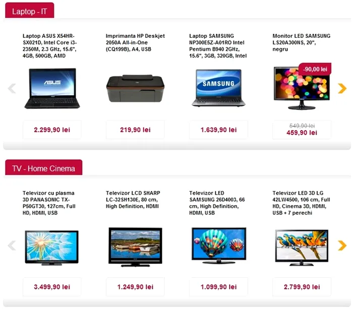 oferta preturi altex
