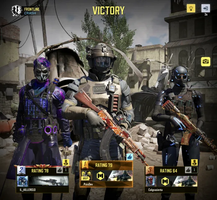 Ecranul intern este superb pentru Call of Duty